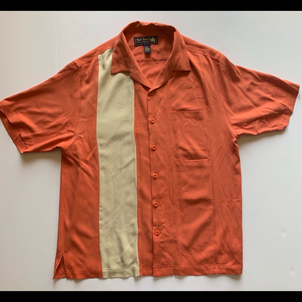 Nat Nast Luxury Originals Button down Polo sz M